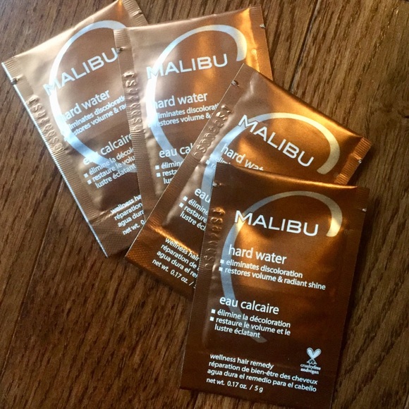 NEW! 4 Malibu C Hard Water Stain Remover Packets - Picture 8 of 12